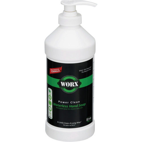 Savon pour les mains sans eau Power Clean, Liquide, 945 ml, Sans parfum Absolute Business Supply