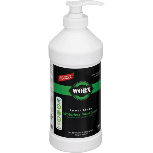 Savon pour les mains sans eau Power Clean, Liquide, 945 ml, Sans parfum Absolute Business Supply