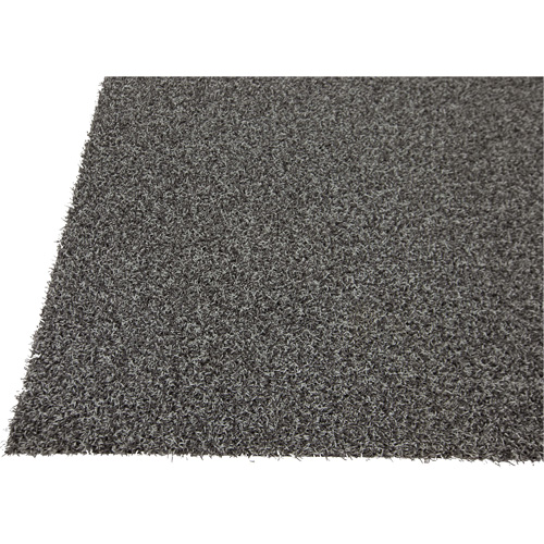 Tundra Indoor/Outdoor Matting, Latex/Polypropylene, Scraper Type, Tufted Cut Pile Pattern, 3-1/2' x 15', Charcoal Absolute Business Supply