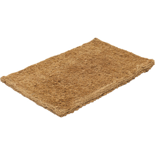 Tapis coco int&eacute;rieur/ext&eacute;rieur, Grattoir, 3' x 5' x 1-3/8", Naturel Absolute Business Supply