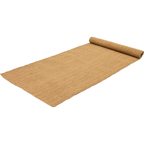 Tapis de coco int&eacute;rieur/ext&eacute;rieur, Fibre naturelle, Essuie-pieds/grattoir Type, Motif Tiss&eacute;, 6' x 150', Naturel Absolute Business Supply