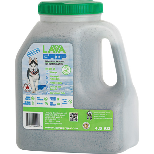 LavaGrip Traction-Aid, Container Size 9.9 lbs. (4.5 kg), Jug Absolute Business Supply