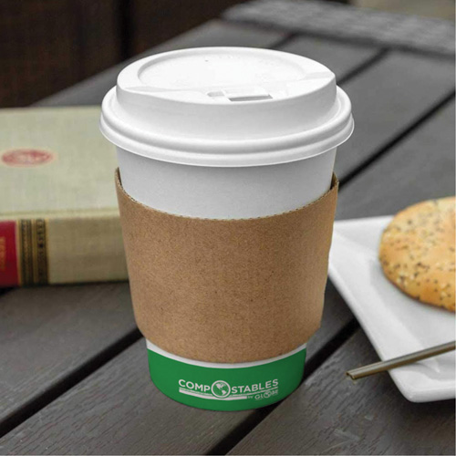 Kraft Coffee Cup Sleeves, Paper, 12 oz. - 20 oz., Brown Absolute Business Supply