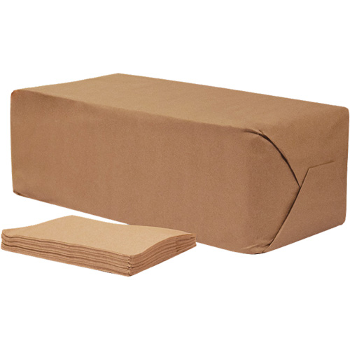 Pro Select&reg; Brown Napkins, 1 Ply, 12" x 12" Absolute Business Supply