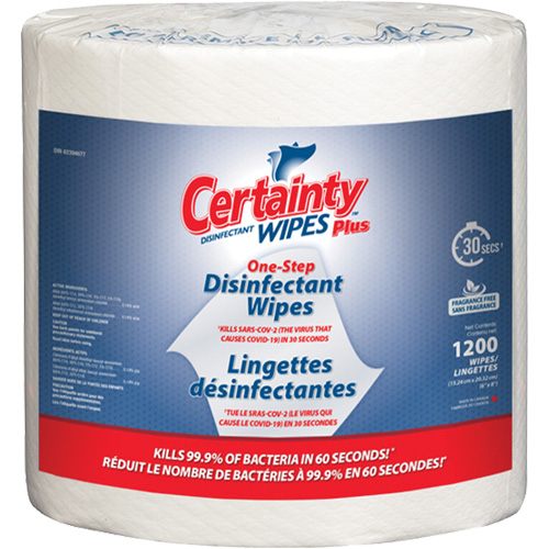 Lingettes d&eacute;sinfectantes, 8" x 6", 1200 lingettes Absolute Business Supply