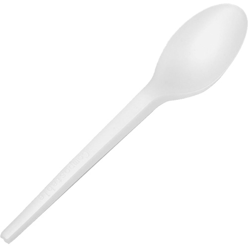 CPLA Compostable Spoons Absolute Business Supply