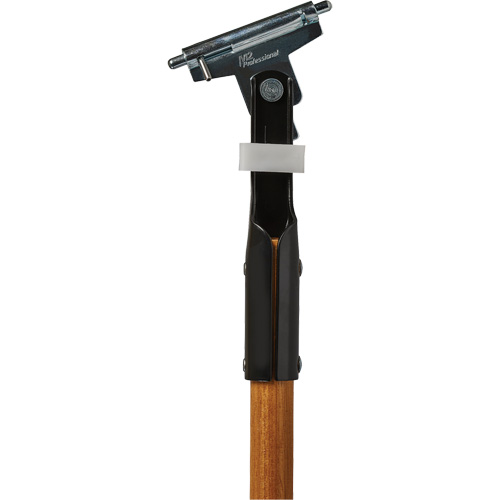 Clipper Dust Mop Handle, Wood, Quick-Connect Tip, 1" Diameter, 60" Length Absolute Business Supply