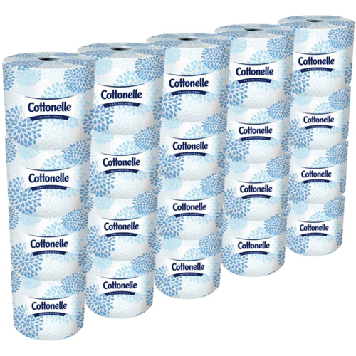 Cottonelle&reg; Professional Toilet Paper, 2 Ply, 451 Sheets/Roll, White Absolute Business Supply