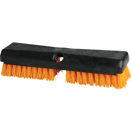 Brosse de nettoyage, 10" l, Soies Polypropyl&egrave;ne, Noir/Rouge Absolute Business Supply