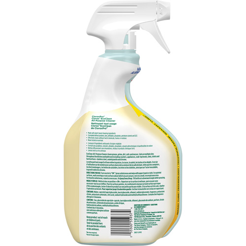 Nettoyant tout usage CloroxPro Clorox EcoClean, 946 ml, Bouteille &agrave; g&acirc;chette Absolute Business Supply