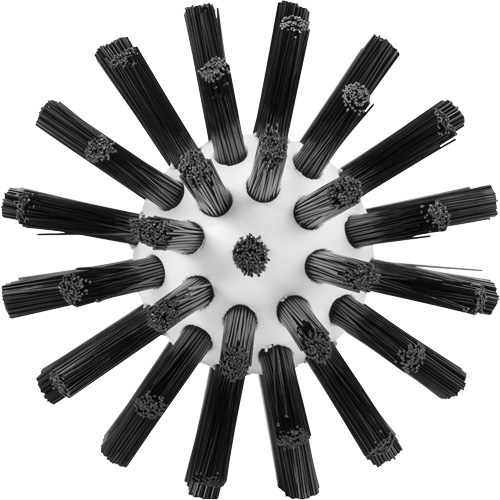 Cleaning Brush, Stiff Bristles, 5-7/10" Long, Black Absolute Business Supply