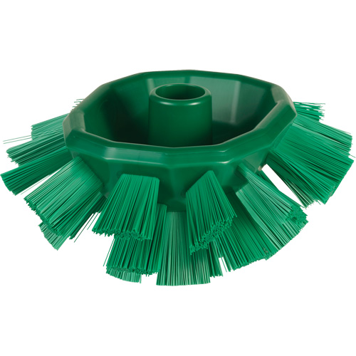 Brosse UST pour cuves, Soies Ferme, Longueur de 7-1/2", Vert Absolute Business Supply