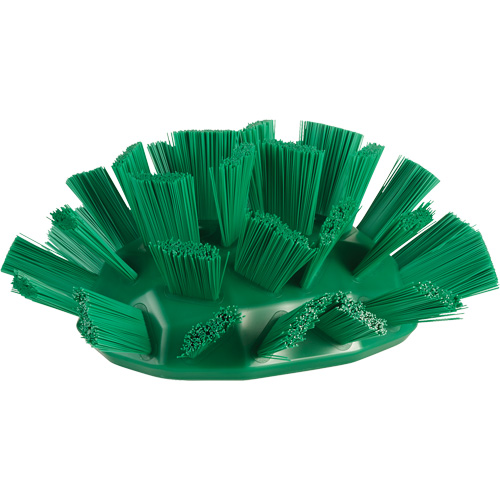Brosse UST pour cuves, Soies Ferme, Longueur de 7-1/2", Vert Absolute Business Supply