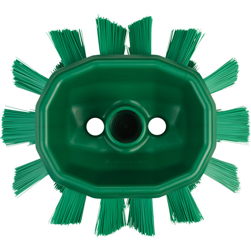 Brosse UST pour cuves, Soies Ferme, Longueur de 7-1/2", Vert Absolute Business Supply