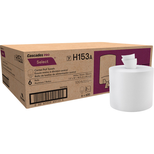 Paper Towel Roll, 2 Ply, Centre Pull, 550' L Absolute Business Supply