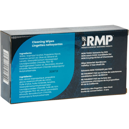 X-Large Cleaning Wipes, 80 Wipes, 8" x 8" Absolute Business Supply