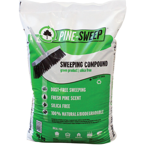 Pine Sweep Biodegradable Sweeping Compound, Bag, 44 lbs. (20 kg) Absolute Business Supply