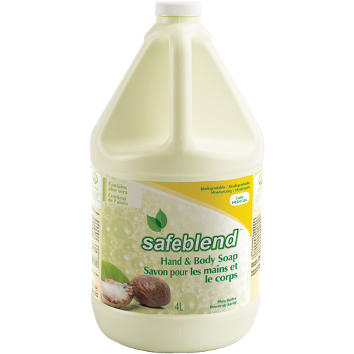 Savon au beurre de karit&eacute; pour les mains et le corps, Liquide, 4 L, Parfum&eacute; Absolute Business Supply