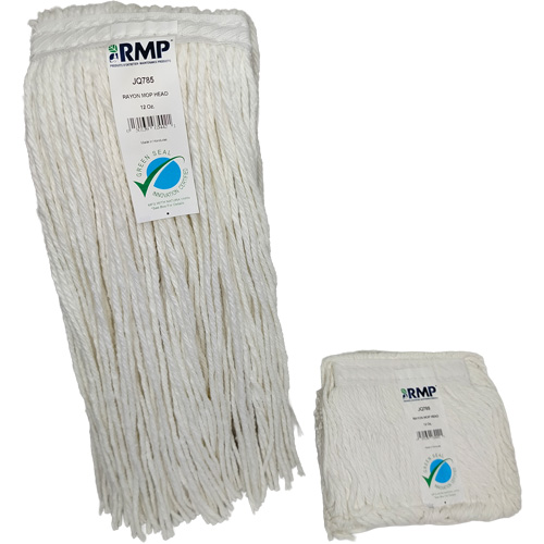 4-Ply Narrow Mop Head, Rayon, 12 oz., Cut Style Absolute Business Supply