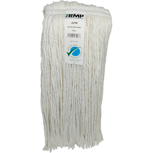 4-Ply Narrow Mop Head, Rayon, 16 oz., Cut Style Absolute Business Supply