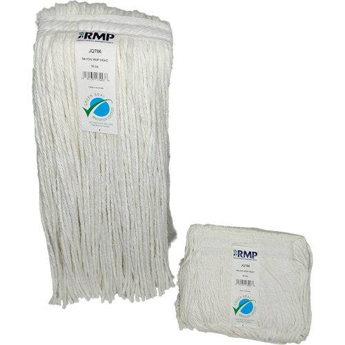 4-Ply Narrow Mop Head, Rayon, 16 oz., Cut Style Absolute Business Supply