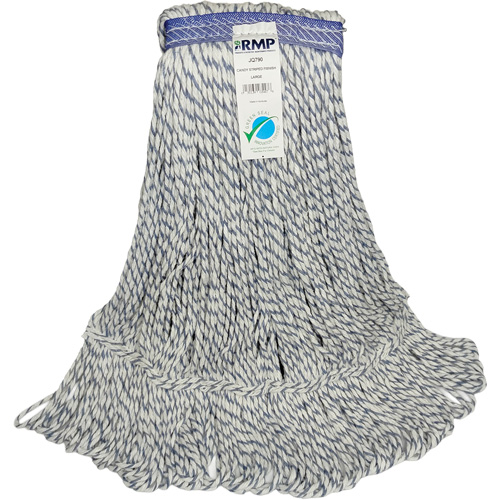 Candy-Striped Mop Head, Floor Finishing, Synthetic, Loop Style Absolute Business Supply