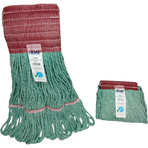 Wide-Band Mop Head, Antimicrobial/Floor Finishing/Specialty, Cotton/Rayon/Synthetic, Loop Style Absolute Business Supply