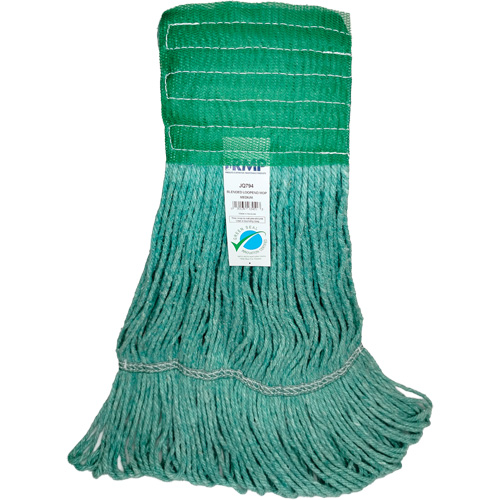 Wide-Band Mop Head, Antimicrobial/Floor Finishing/Specialty, Cotton/Rayon/Synthetic, Loop Style Absolute Business Supply