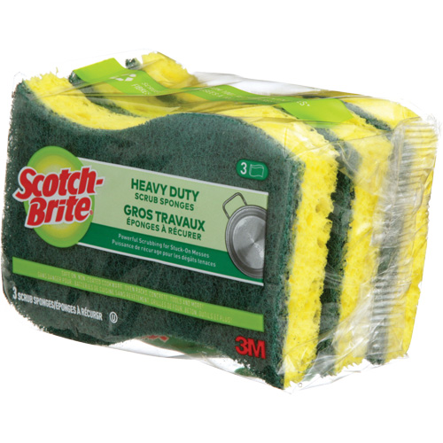 &eacute;ponge &agrave; r&eacute;curer pour les travaux intenses Scotch-Brite, &agrave; r&eacute;curer, 2-3/5" la x 4-2/5" l Absolute Business Supply
