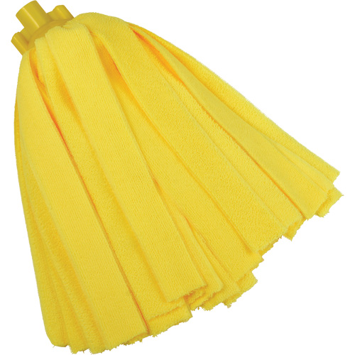 Socket Mop, Yellow, Microfibre, Cut Style Absolute Business Supply