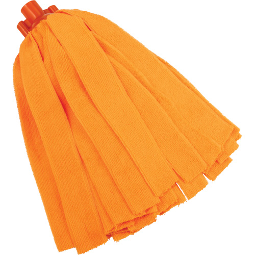 Socket Mop, Orange, Microfibre, Cut Style Absolute Business Supply