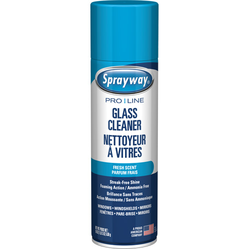 Ammonia-Free Pro Line Glass Cleaner with Fresh Scent, 19 oz., Aerosol Can Absolute Business Supply