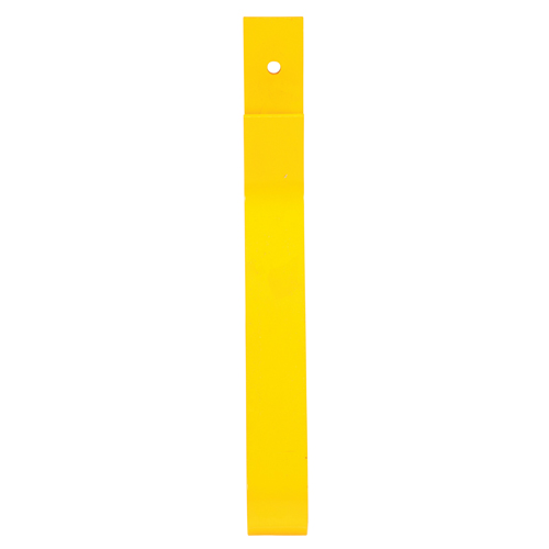 Poteau de garde-corps, Acier, 10-3/4" lo x 24" h, Jaune Absolute Business Supply