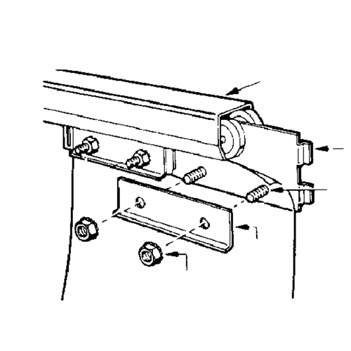 Strip Door Hinged Trolley Section Absolute Business Supply