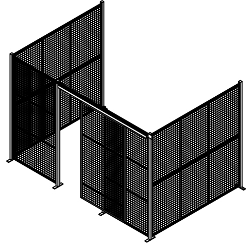 Partitions & cloisons grillag&eacute;e Absolute Business Supply