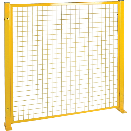 Protecteurs de p&eacute;rim&egrave;tre, 4,125' h x 2" la, Jaune Absolute Business Supply