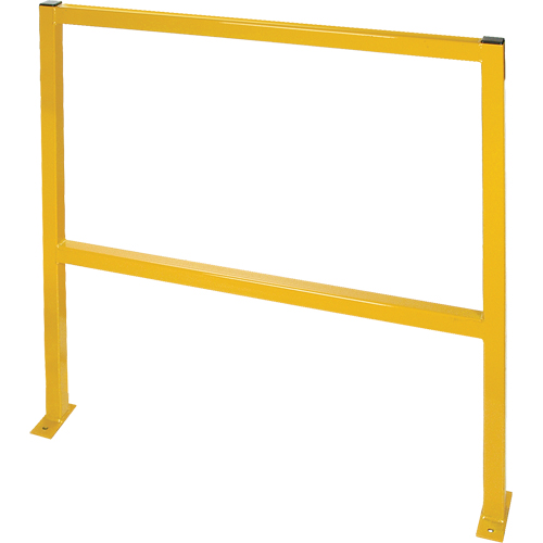 Protecteurs de p&eacute;rim&egrave;tre - Style tubulaire, 48" la x 49-1/2" h, Jaune Absolute Business Supply