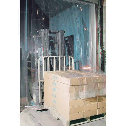 Strip Curtain Doors, 10' x 10' Door Opening, 12" Strip Width, 0.120" Strip Thickness Absolute Business Supply