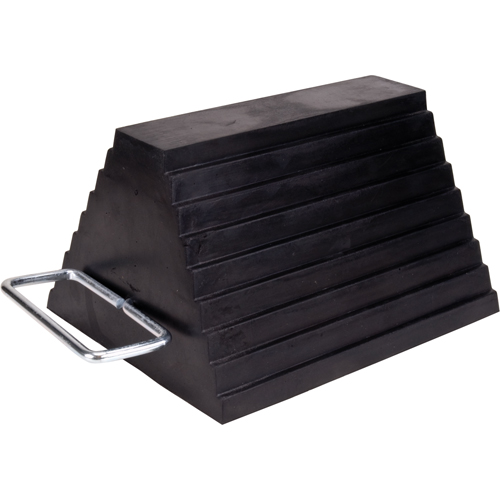 Cale de roue, 9" x 8" x 6", Noir Absolute Business Supply