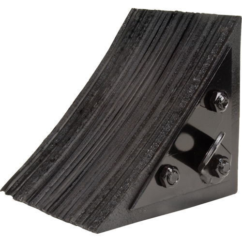 Wheel Chock, 8" x 8" x 8", Black Absolute Business Supply