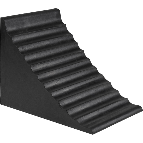 Wheel Chock, 9-7/8" x 7-1/8" x 7-1/2", Black Absolute Business Supply