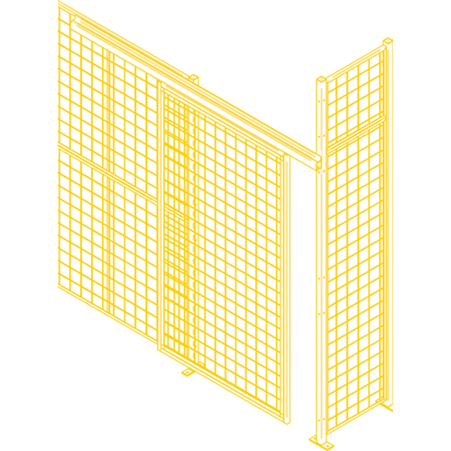 Composantes pour partitions & cloisons grillag&eacute;es - Quincaillerie Absolute Business Supply