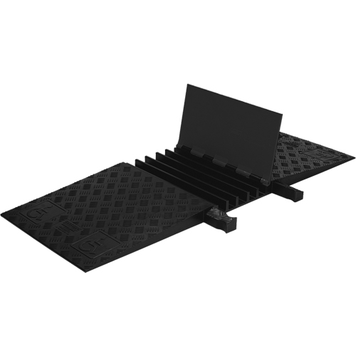 Protecteur de c&acirc;ble ADA/DDA &agrave; profil bas Guard Dog, 5 canaux, 18" lo x 50" la x 1,875" h Absolute Business Supply