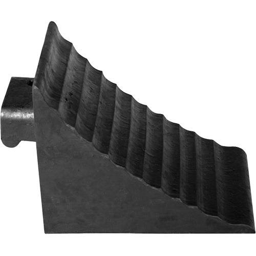 Wheel Chock, 9-3/4" x 7-1/4" x 7-3/4", Black Absolute Business Supply