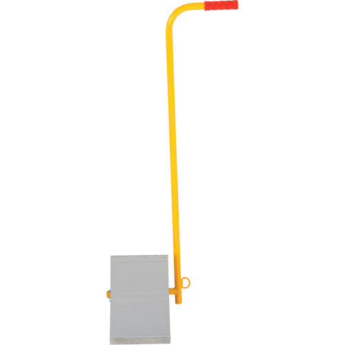 Cale de roues en aluminium avec poign&eacute;e, 7" la x 11-7/8" p x 7-11/16" h Absolute Business Supply