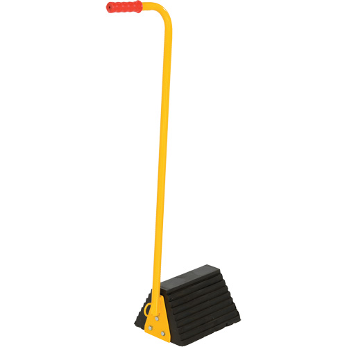 Cale de roue avec poign&eacute;e ergonomique, 9-1/4" x 8" x 6", Noir Absolute Business Supply