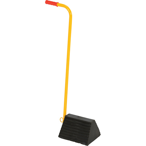 Cale de roue avec poign&eacute;e ergonomique, 9-1/4" x 8" x 6", Noir Absolute Business Supply