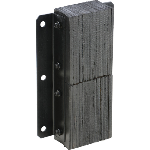 Butoir de quai lamell&eacute;, Vertical, Caoutchouc, 13-1/4" la x 4-1/2" p x 20" h Absolute Business Supply