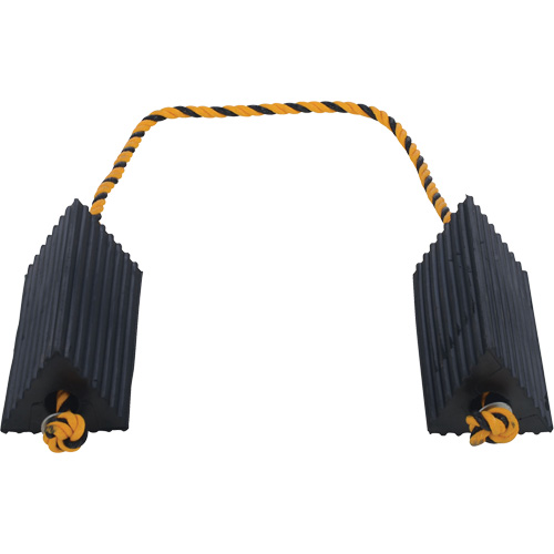 Airline Wheel Chock, 5" x 10" x 4-1/2", Black Absolute Business Supply
