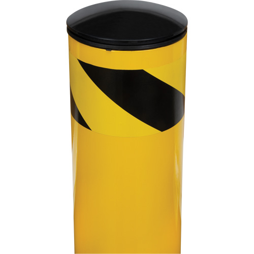 Safety Bollard, Steel, 36" H x 5-1/2" W, Yellow Absolute Business Supply
